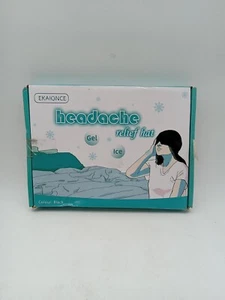 Migraine Relief gel Head Wrap, Headache Hat, Cold Therapy Stress Relief Cap. 174 - Picture 1 of 4