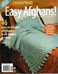 Crochet World Easy Afghans  Winter 2021 - Picture 1 of 2