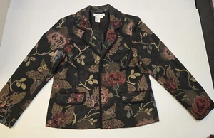Blazer chaqueta floral Coldwater Creek para mujer talla S Petite - Imagen 1 de 8
