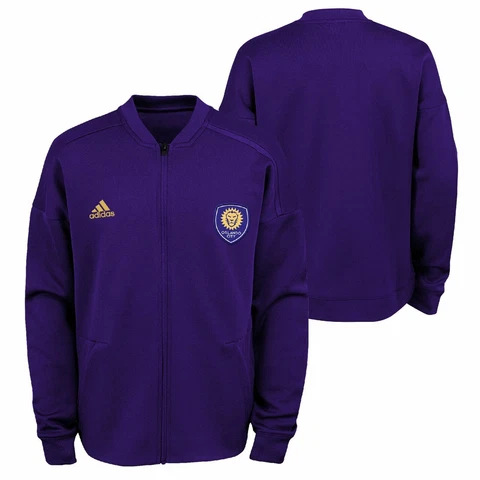 Adidas MLS Orlando City SC Anthem Jacket Z.N.E. Purple CW3392 Cover