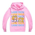 Kids Boys Girls Lankybox Casual Hoodie Sweatshirt Baggy Jumper Top Pullover Gift