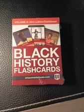 New Urban Intellectuals Vol 5 Afro-Latino Caribbean Black History Flash Cards