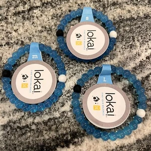 NEW Lokai Water Cause Collection Limited Edition Bracelet Blue Choose Size S-L - Picture 1 of 7