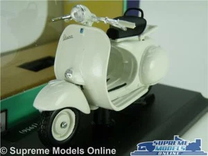 VESPA 150 1956 MODEL SCOOTER BIKE 1:18 SCALE WHITE MOPED MAISTO K8 - Picture 1 of 4