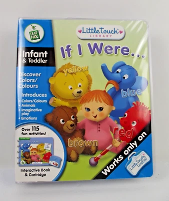 Leap Frog Little Touch Library Interactive Book If I Were.. Book & Cartridge NEW - Image 1 of 4