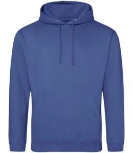 New HALF PRICE Large 44" AWDis Premium Hooded Sweatshirt Royal Blue - Picture 1 of 2