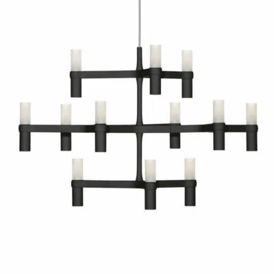 Diseñador Hágalo Usted Mismo Reproducción 12 Luces Corona Menor Suspensión Lámpara Araña Nuevo Foto 1 de 4