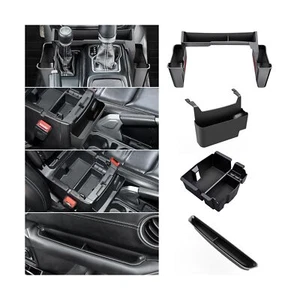 4PCS Upgraded Center Console Organizer for Jeep Wrangler JL JLU 4xe 2018-2023... - Picture 1 of 7