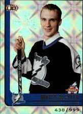 2001-02 Pacific Heads-Up Lightning Hockey Card #119 Nikita Alexeev Rookie /999