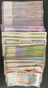 170 Pieces World Banknotes 50-100-200-500-1000-2000-5000 Pounds ** VF/XF ** - Picture 1 of 1