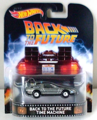 Hot Wheels 2015 Retro Entertainment Back to the Future Time Machine - Image 1 of 3