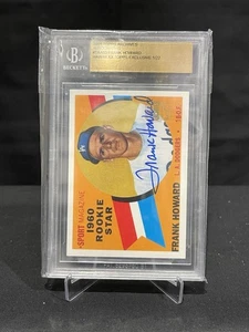 2001 Topps Archives autógrafo #TAA65 Frank Howard Hawaii XX Topps exclusivo 1/22 - Imagen 1 de 2