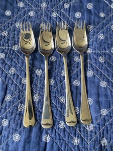 4 GENTRY ENGLISH TIP Sheffield England Stainless Spooniks Top Rarität - Bild 1 von 6