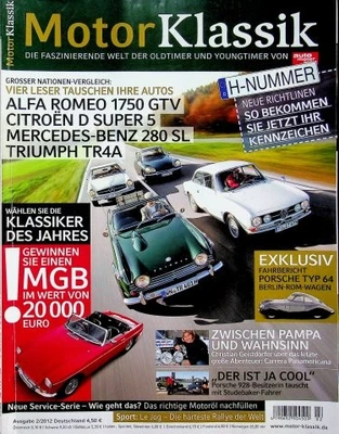 4) Motor Klassik 02/2012 - Fiat 1100 in einer selten - Mercedes 600 SE W140 mit - Bild 1 von 3