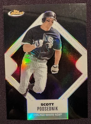 2006 Topps Finest #52 Scott Podsednik Black Refractor /99 White Sox - Image 1 of 2