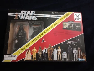 NEW Star Wars 40th Anniversary Legacy Pack Darth Vader Black Series 6” Hasbro - Picture 1 of 3