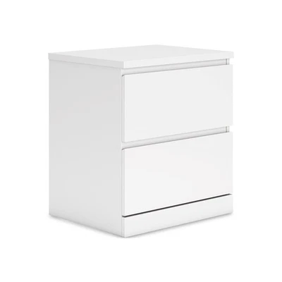 Signature Design by Ashley Onita Contemporary 2 Drawer Nightstand, 21.75" Tall - Image 1 of 4