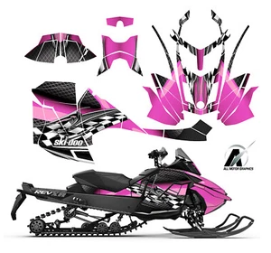 Ski Doo REV XR GSX Summit kit gráfico envolvente 2007-2015 diseño #2500 rosa - Imagen 1 de 11