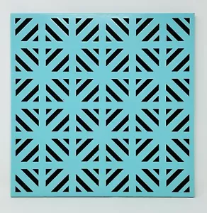 Umbra Loft Modern Bulletin Board & Magnetic Board 13.25" Square Teal - Picture 1 of 2