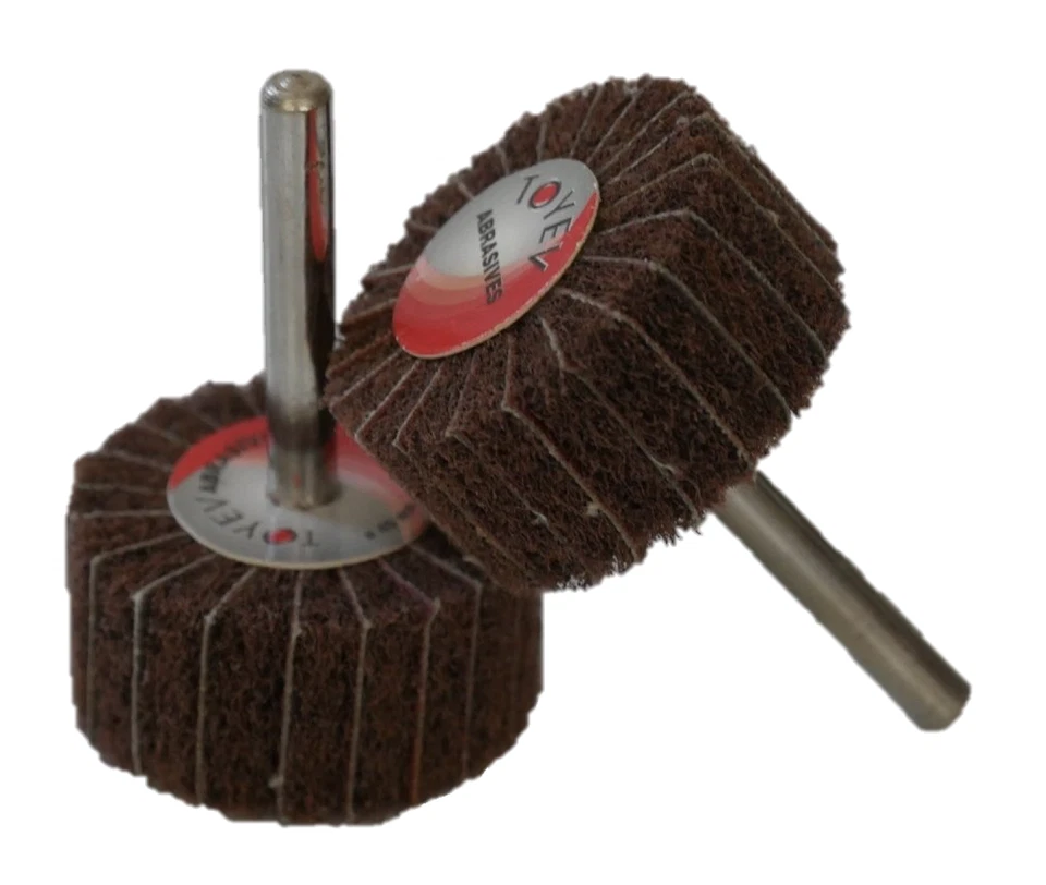 Interleaved Spindle Mounted Flap Wheels 40x20x6mm Medium 80 Grit (Various QTY's)