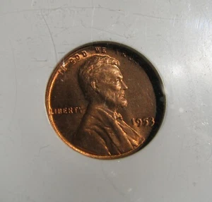 1953 P,D,S Lincoln cent set NGC MS 66 RD list price $240.00 - Picture 1 of 9