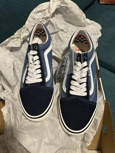 Patinetas Furgonetas Old Skool Palace negras/navegación talla 11 - Imagen 1 de 6