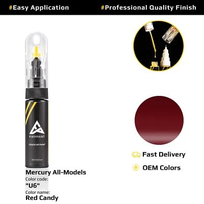 Pintura de retoque para Mercury Code: U6 Red Candy reparación calidad profesional Foto 1 de 4