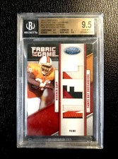 2011 Fabric Of The Game Die Cut Prime Warren Sapp 17/25 Tampa Bay Buccaneers #64