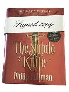 THE SUBTLE KNIFE Philip Pullman SIGNED Very Rare Unread NEW UK Ed. - Picture 1 of 5