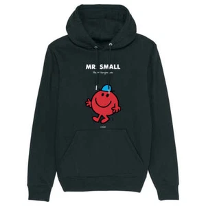 Mr Men Pullover Hoodie Mr. Small Organic Cotton Long Sleeve Kids Top Hoody - Picture 1 of 13