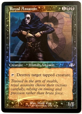 MTG Royal Assassin *RETRO FRAME FOIL* Dominaria Remastered 310 NM - Image 1 of 4