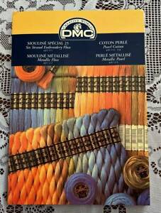 DMC Mouline Thread Samples Color Card Embroidery X Stitch Perle Metallic 2002