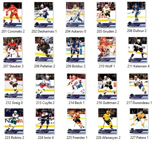 2023-24 Upper Deck Series 1 Young Guns - Pick your card! - Image 1 of 1