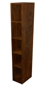Libreria in legno salvaspazio colonna arredamento interno scaffale mobile - Foto 1 di 3