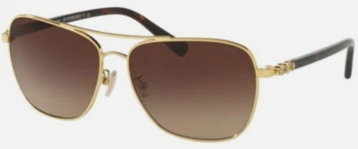NUEVAS GAFAS DE SOL COACH DORADAS Y HABANA CON LENTES DEGRADADAS MARRONES HC7073B 930313 Foto 1 de 2