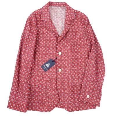 Blazer Finamore Napoli Casual Calce Relajado Lino No Estructurado M 40 (UE 50) NUEVO CON ETIQUETAS Foto 1 de 4