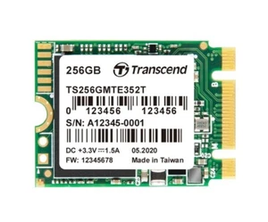 Transcend 256GB MTE352T M.2 PCIe NVMe Gen3x2 2230 Internal SSD TS256GMTE352T - Picture 1 of 3