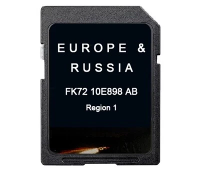 Jaguar FK72-10E898-AG SAT NAV NAVIGATION SD CARD FK7210E898 - Image 1 of 3