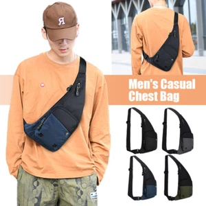 Unisex Men Women Chest Bag Pack Travel Backpack Sport Sling Shoulder Cross Body - Picture 1 of 16