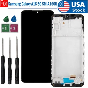 US For Samsung Galaxy A16 5G A166U A166B Incell LCD Touch Screen Digitizer Frame - Picture 1 of 6