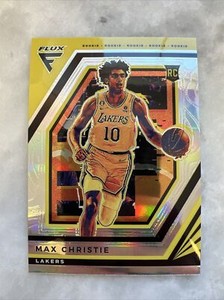 2022-23 Panini Flux Max Christie Silver Holo Prizm SP Rookie RC LAKERS