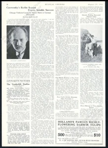 1931 Richard Czerwonky foto violín entrevista también Carlos Salzedo Jules Bouy - Imagen 1 de 7