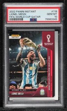 2022 Panini Instant FIFA World Cup Qatar /22081 Lionel Messi PSA 10 GEM MINT