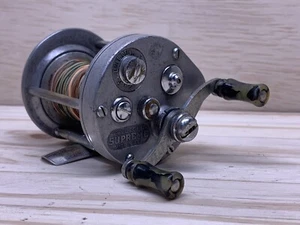 Vintage Pflueger Supreme Fishing Reel/ Just Cleaned & Oiled- Super smooth spin - Picture 1 of 11