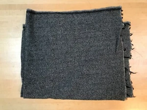 YORK WOOLENS Rug Hooking Wool Fabric Herringbone - Gray BRAND NEW One Yard - Picture 1 of 1