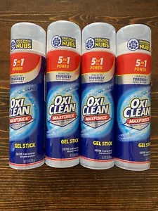 Lote de 4 barras quitamanchas gel Oxi Clean Max Force paquete 6,2 oz NUEVO - Imagen 1 de 6
