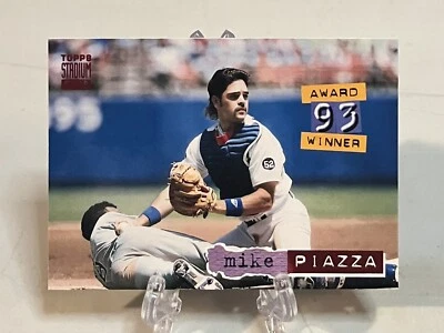 1994 Stadium Club Award Winner Mike Piazza #140 Los Angeles Dodgers S685 - Image 1 of 2