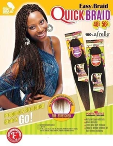 2 Pack Eve Hair Quick Braiding Hair - Afrelle 100% Kanekalon - Color #T1B/30 - Picture 1 of 2