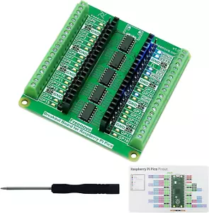 Breakout Board for Raspberry Pi Pico 1 2 W H WH, Terminal Block Shield HAT with  - Picture 1 of 12