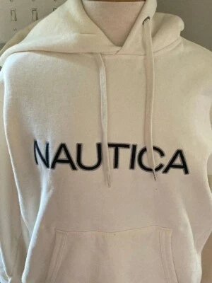 Sudadera con Capucha Pullover Pesado NAUTICA Para Mujer Talla Mediana Impresionante Estado Foto 1 de 4
